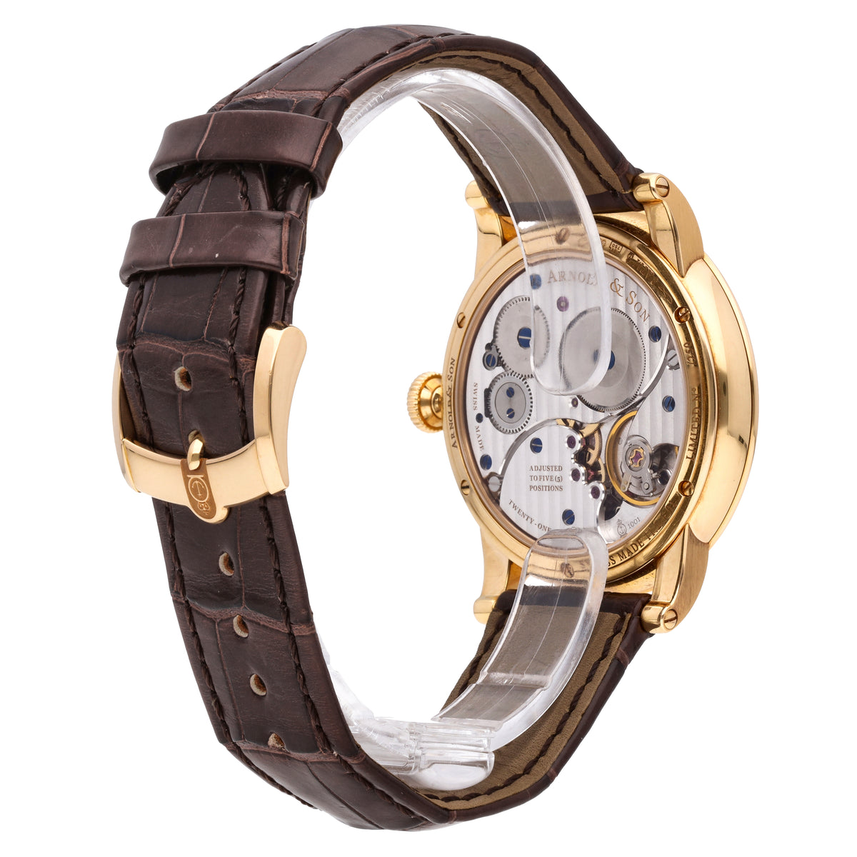 Arnold & Son Royal Collection LE 18k Rose Gold Manual Watch 1LCAP.W01A.C110A