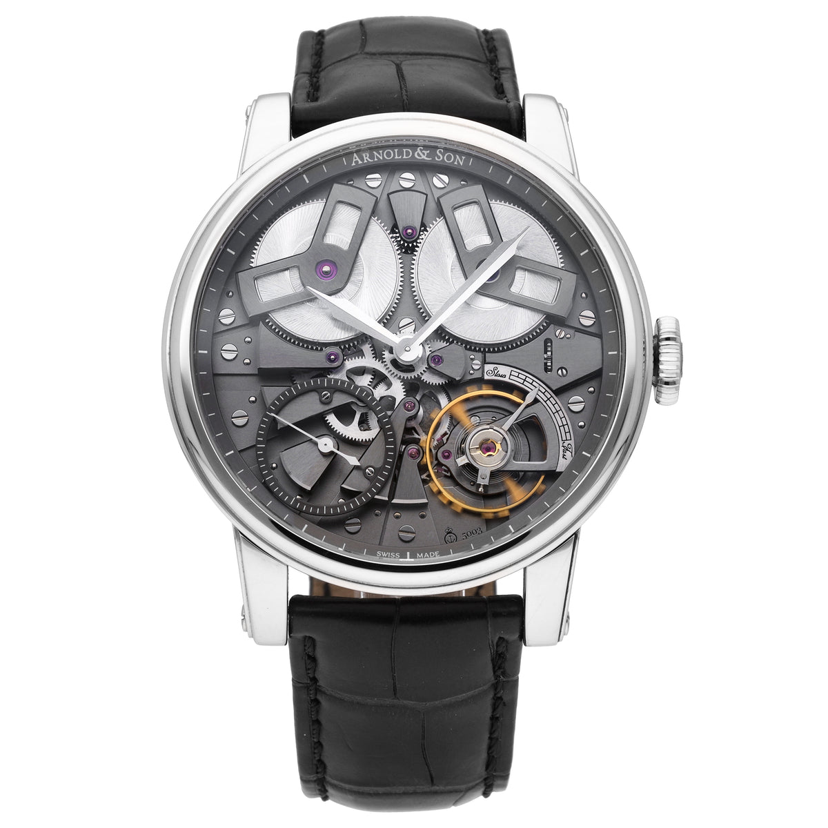 Arnold & Son TB88 Stainless Steel 46mm Manual-Wind Men's Watch 1TBAS.S01A.C113S