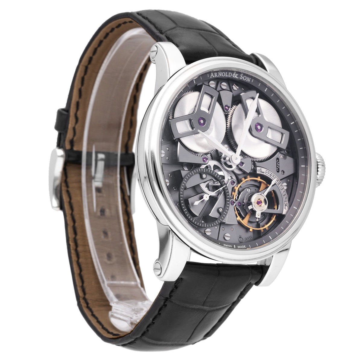 Arnold & Son TB88 Stainless Steel 46mm Manual-Wind Men's Watch 1TBAS.S01A.C113S