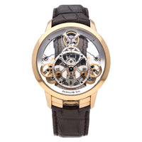 Arnold & Son Time Pyramid 18k Rose Gold 44mm Manual-Wind Watch 1TPAR.S01A.C125A