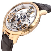 Arnold & Son Time Pyramid 18k Rose Gold 44mm Manual-Wind Watch 1TPAR.S01A.C125A