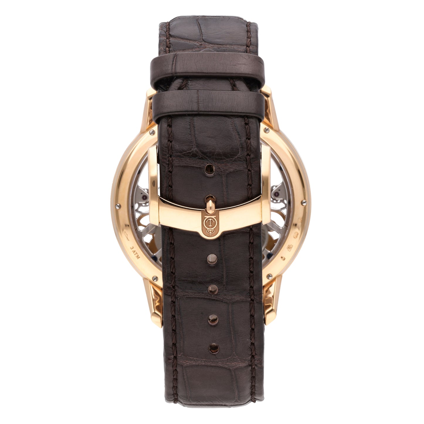 Arnold & Son Time Pyramid 18k Rose Gold 44mm Manual-Wind Watch 1TPAR.S01A.C125A