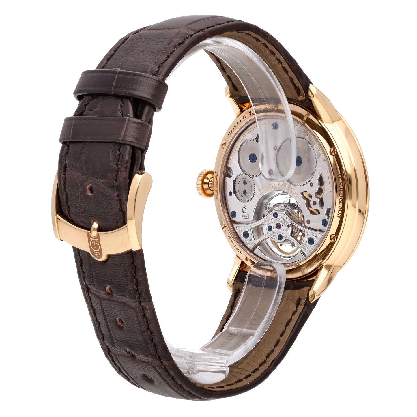 Arnold & Son UTTE Beagle Set 18k Rose Gold Manual-Wind Watch 1UTAR.S07A.C120A