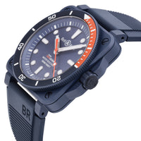 Bell & Ross BR-03 Diver Tara Blue Dial Automatic Men's Watch BR0392-D-TR-CE/SRB