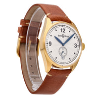 Bell and Ross BR123 Vintage 18k Yellow Gold 41mm Automatic Men Watch BR123-95-SS