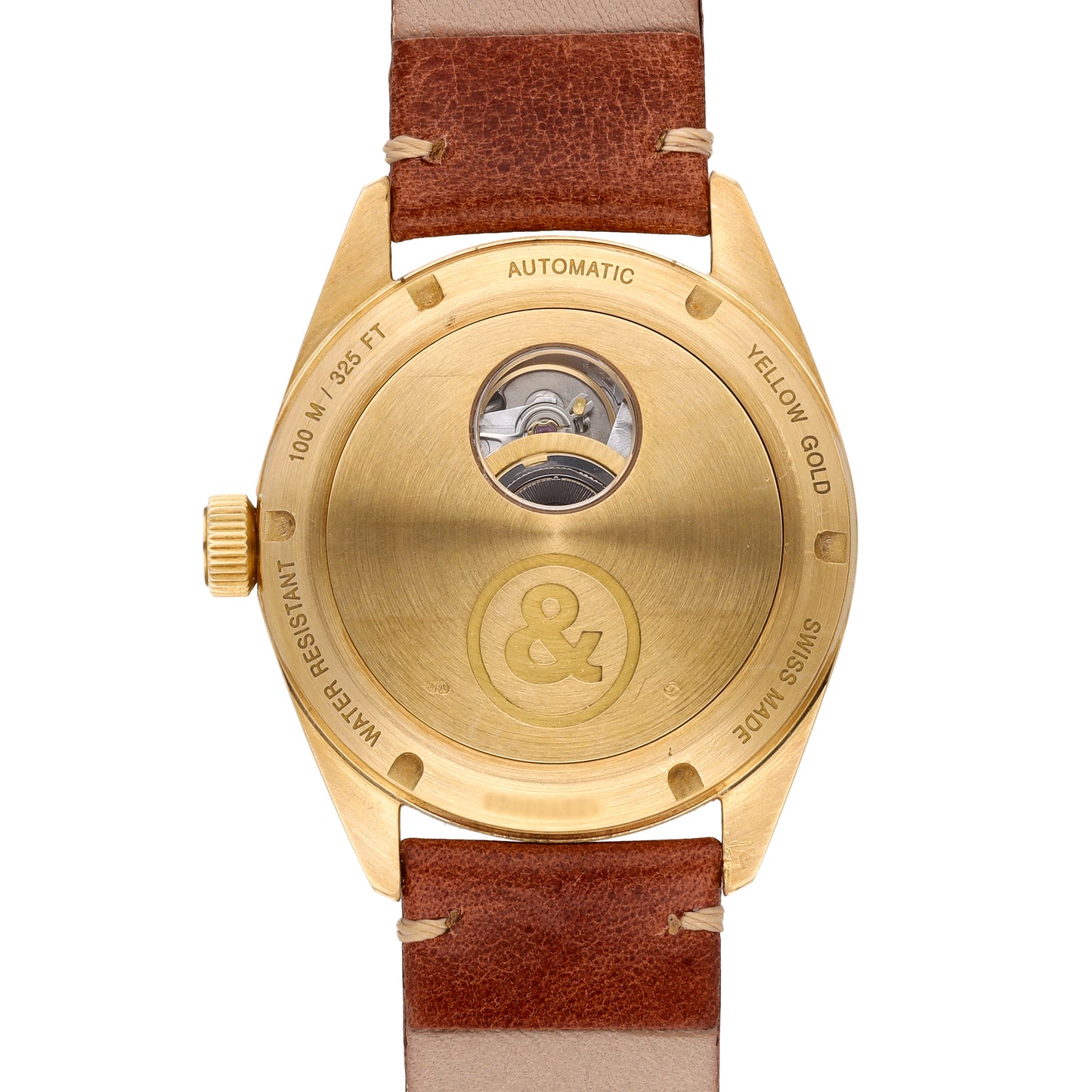 Bell and Ross BR123 Vintage 18k Yellow Gold 41mm Automatic Men Watch BR123-95-SS