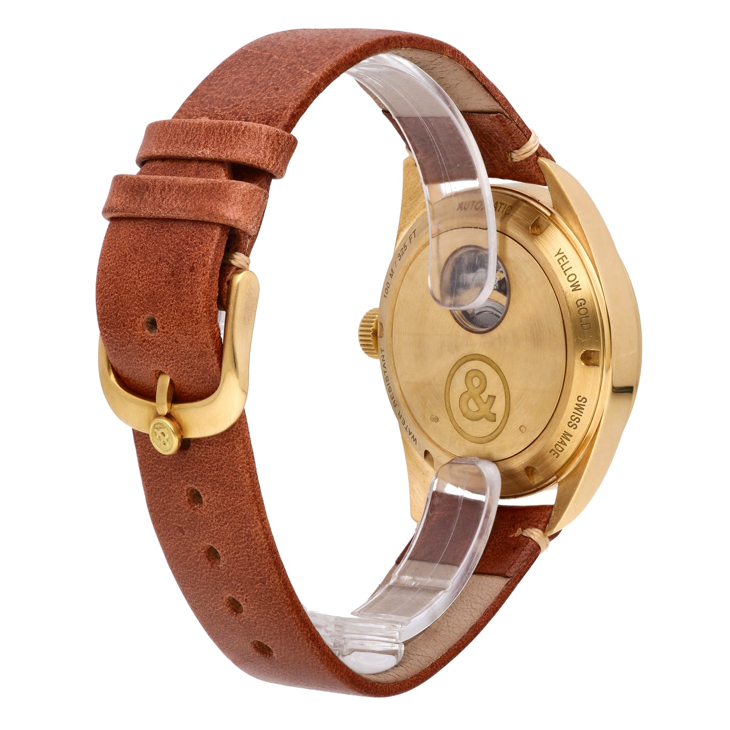 Bell and Ross BR123 Vintage 18k Yellow Gold 41mm Automatic Men Watch BR123-95-SS
