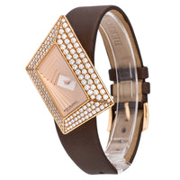Bertolucci Gioco 18k Rose Gold MOP Dial Quartz Ladys Watch HJ153.50.67.8.301.101
