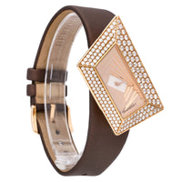Bertolucci Gioco 18k Rose Gold MOP Dial Quartz Ladys Watch HJ153.50.67.8.301.101