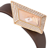 Bertolucci Gioco 18k Rose Gold MOP Dial Quartz Ladys Watch HJ153.50.67.8.301.101
