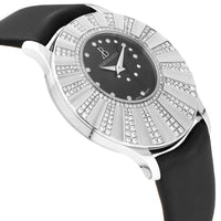 Bertolucci Stria Black Dial Diamond 39.7mm Quartz Watch 723.50.41.8.15D.R01