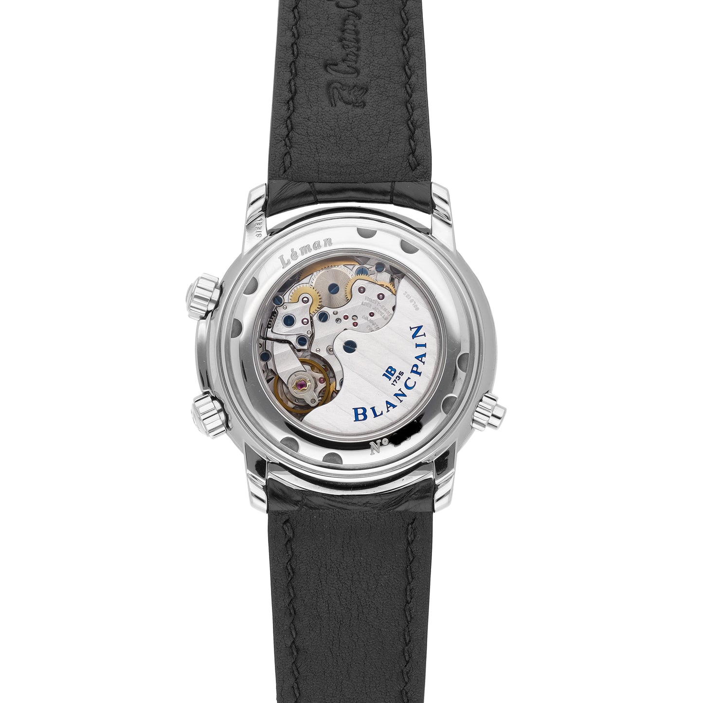 Blancpain Leman Reveil GMT Alarm 40mm Automatic Men's Watch 2041-1127M-53B