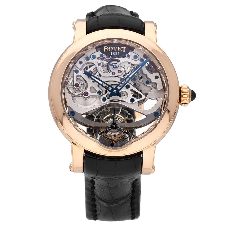 Bovet Dimier Recital Tourbillon 18k Rose Gold 41mm Manual-Wind Men Watch R041003