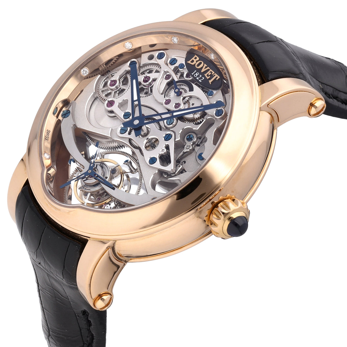 Bovet Dimier Recital Tourbillon 18k Rose Gold 41mm Manual-Wind Men Watch R041003