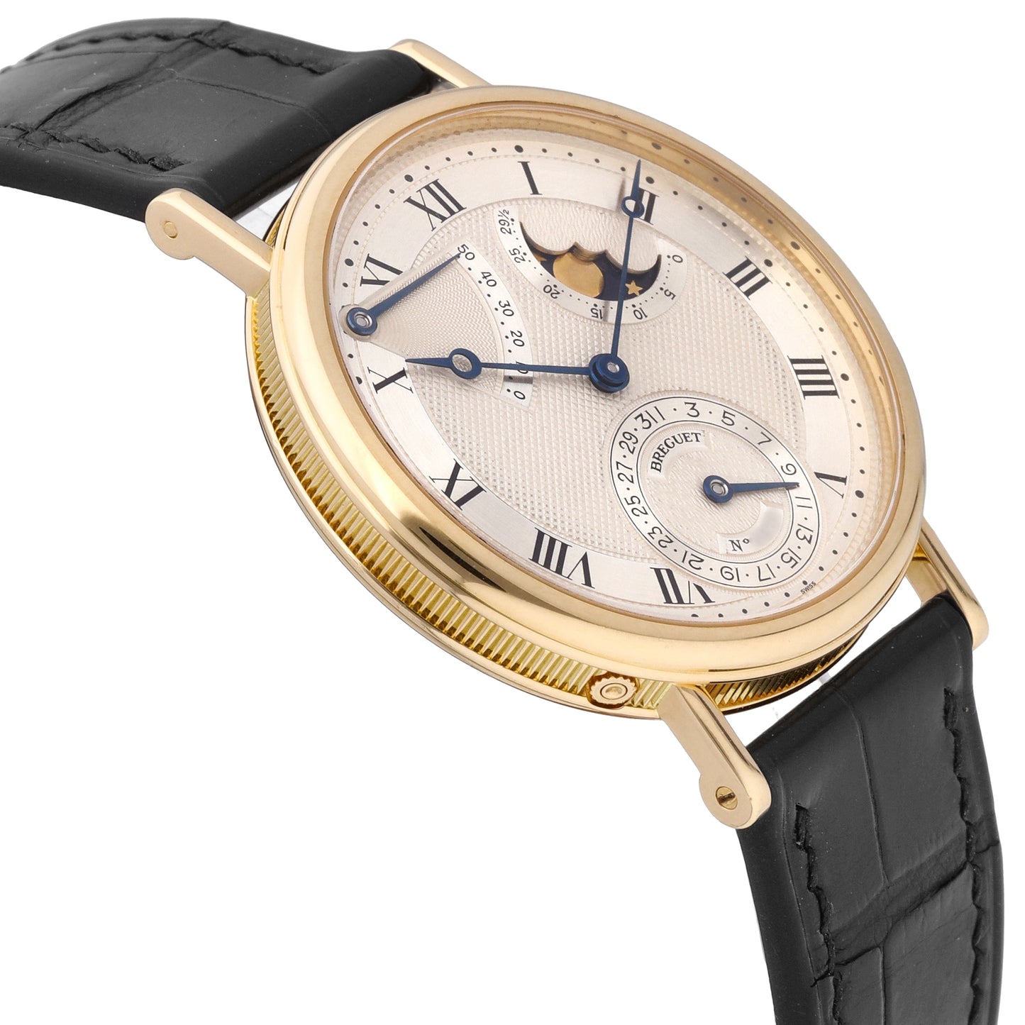 Breguet Classique Power Reserve 18k Yellow Gold Automatic Men's Watch 3137BA