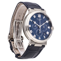 Breguet Marine Chrono 18k White Gold 42.3mm Automatic Men's Watch 5527BB/Y2/9WV