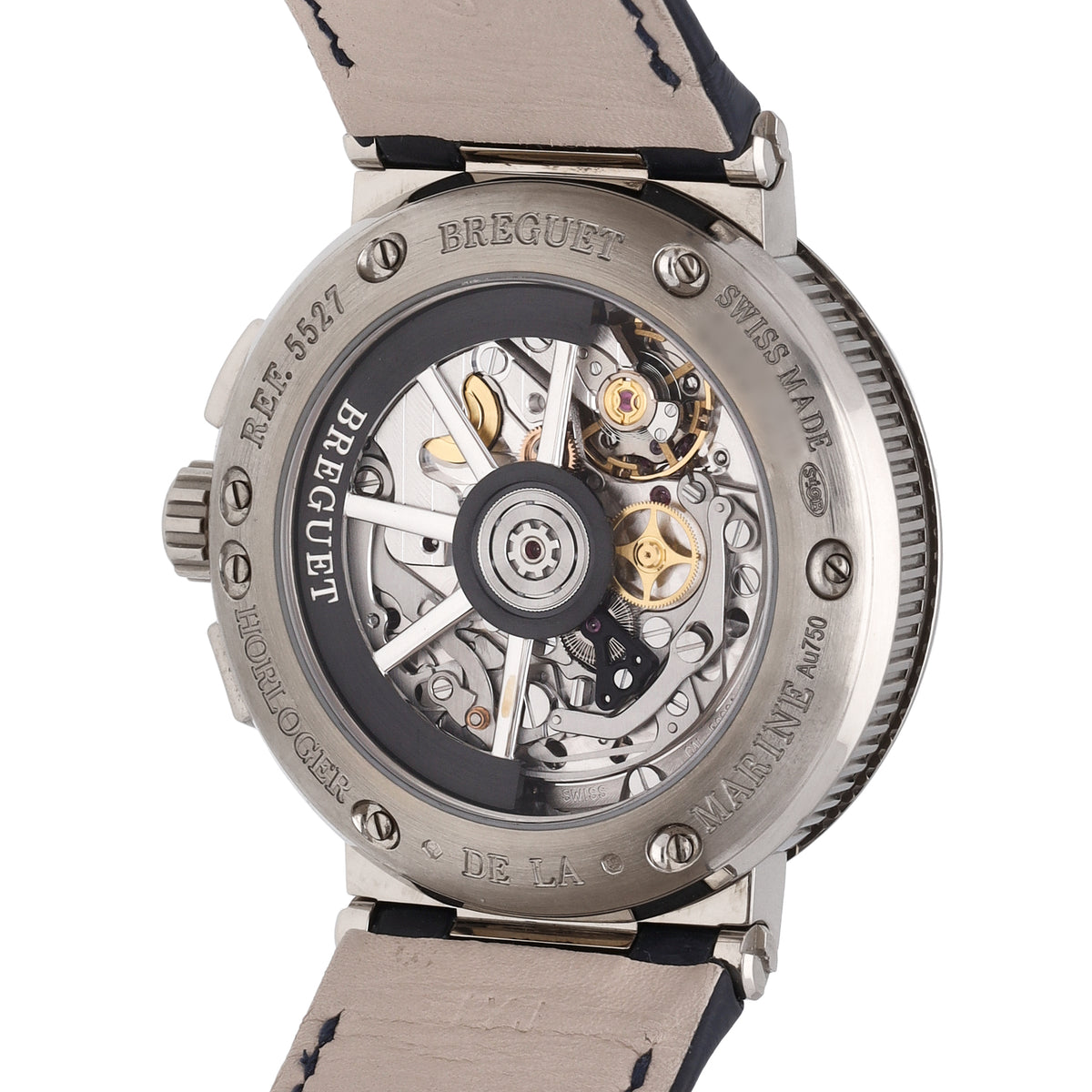Breguet Marine Chrono 18k White Gold 42.3mm Automatic Men's Watch 5527BB/Y2/9WV