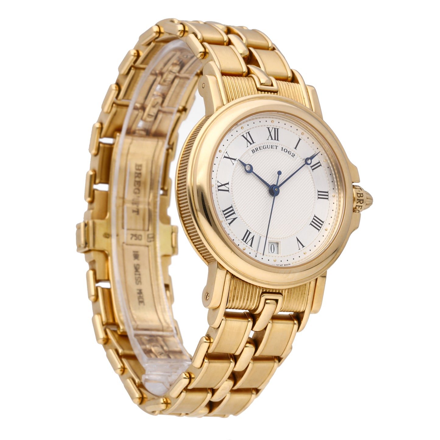 Breguet Marine Horloger De La Marine 18k Yellow Gold Automatic Watch 3400BA