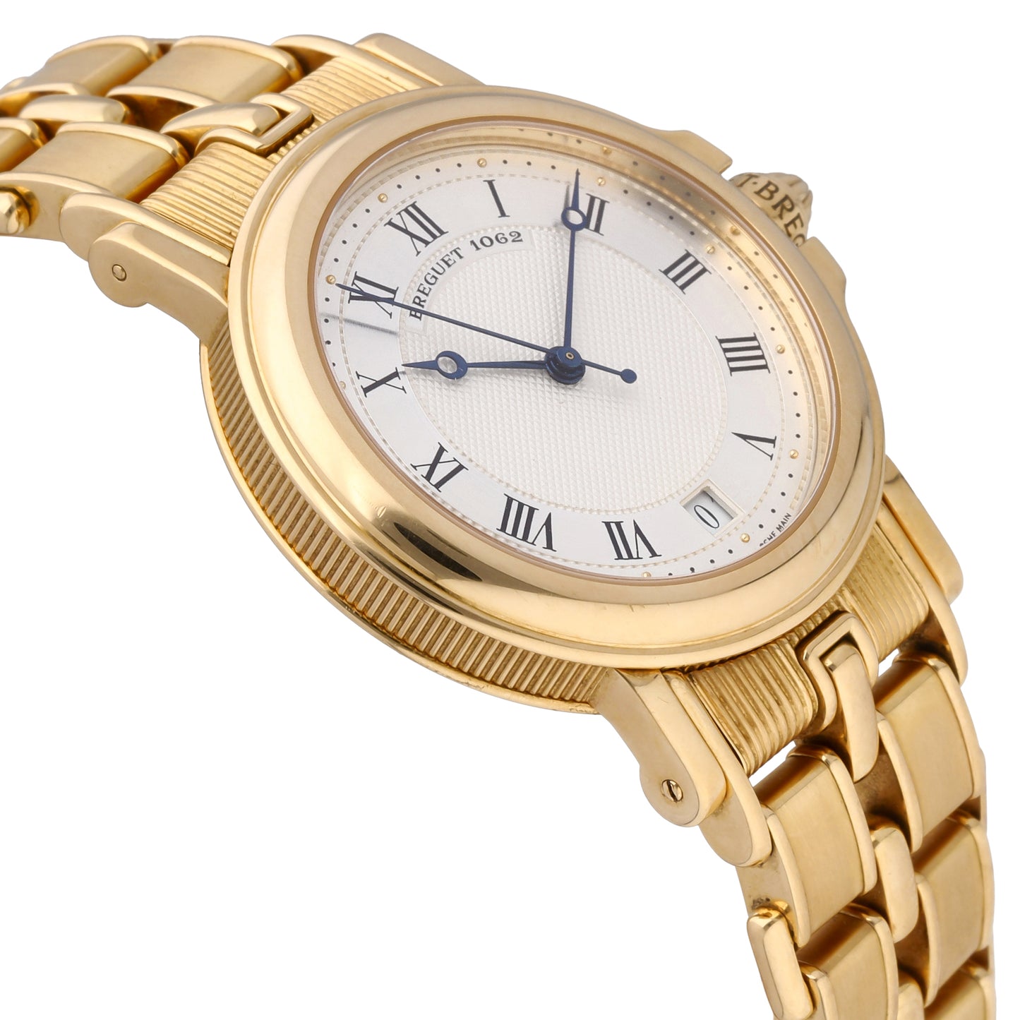 Breguet Marine Horloger De La Marine 18k Yellow Gold Automatic Watch 3400BA