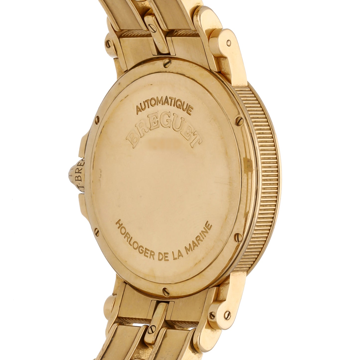 Breguet Marine Horloger De La Marine 18k Yellow Gold Automatic Watch 3400BA