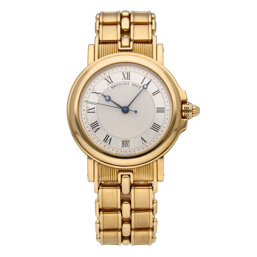 Breguet Marine Horloger De La Marine 18k Yellow Gold Automatic Watch 3400BA
