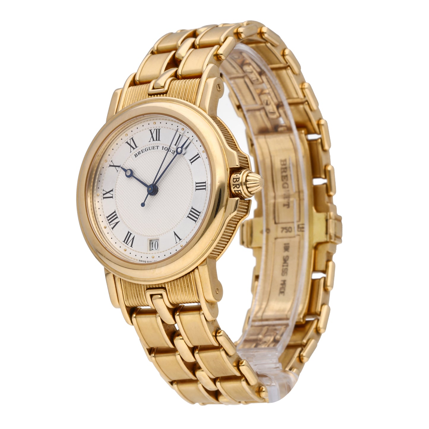 Breguet Marine Horloger De La Marine 18k Yellow Gold Automatic Watch 3400BA