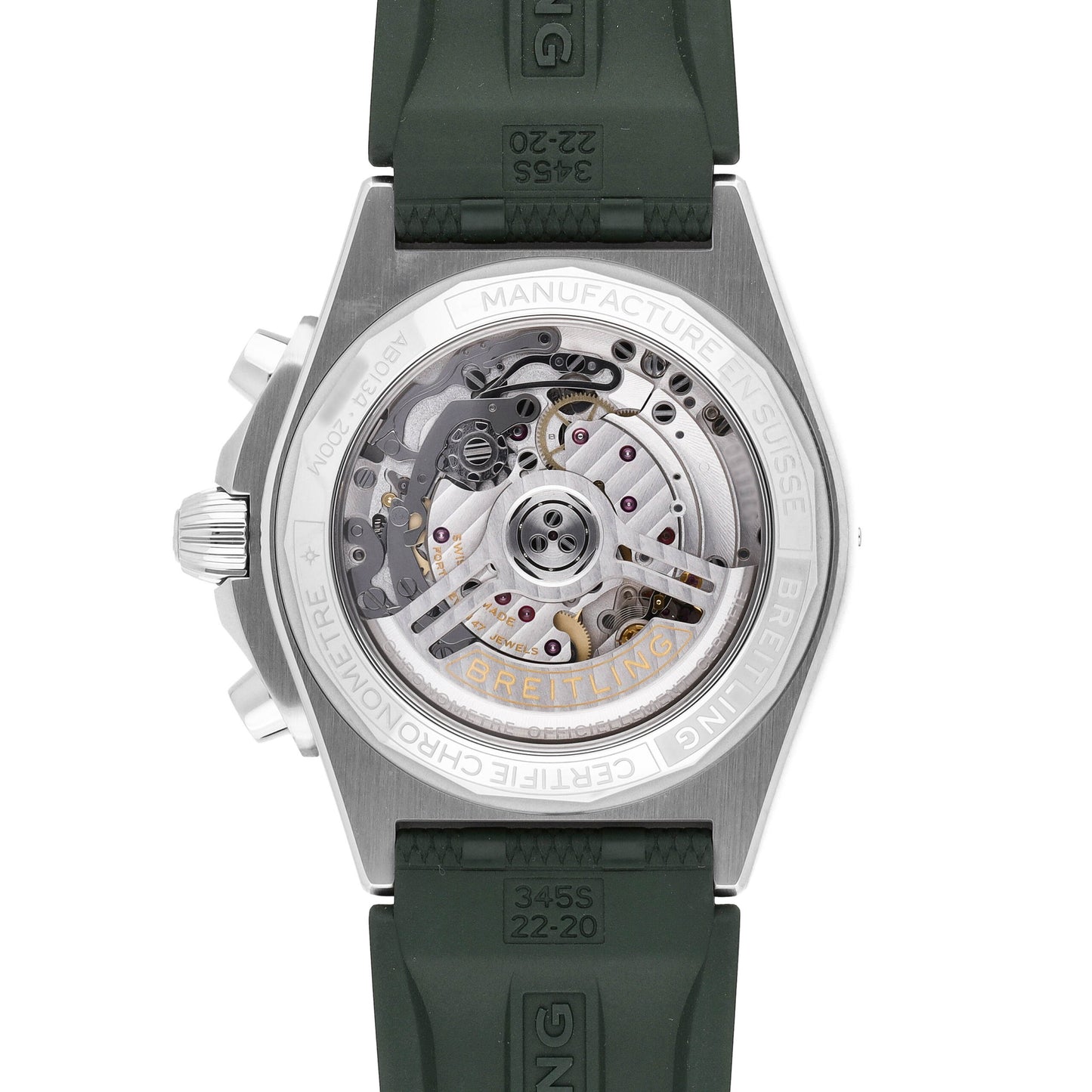 Breitling Chronomat VB01 42 Green Dial 42mm Automatic Men's Watch AB0134101L2S1