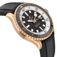 Breitling Superocean 18k Rose Gold Black Dial Automatic Mens Watch R17375211B1S1