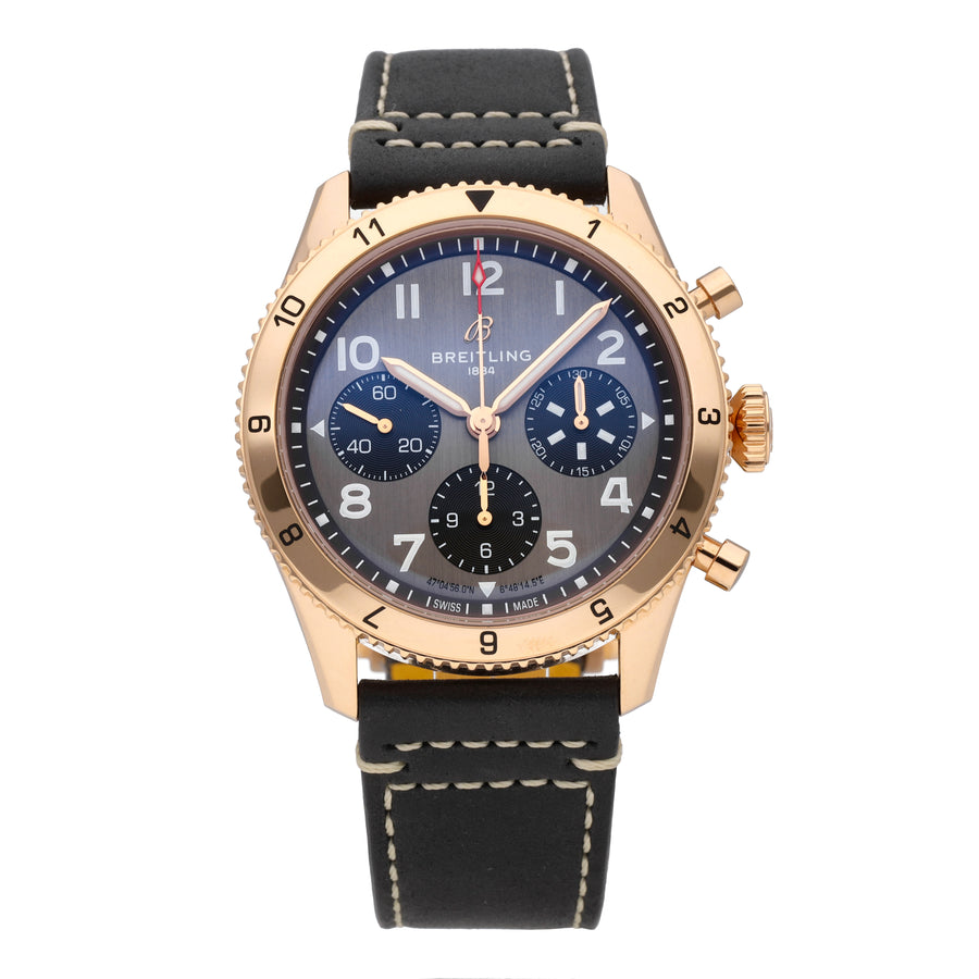 Breitling Classic AVI P-51 Mustang 42mm 18k Rose Gold Mens Watch R233801A1B1X1