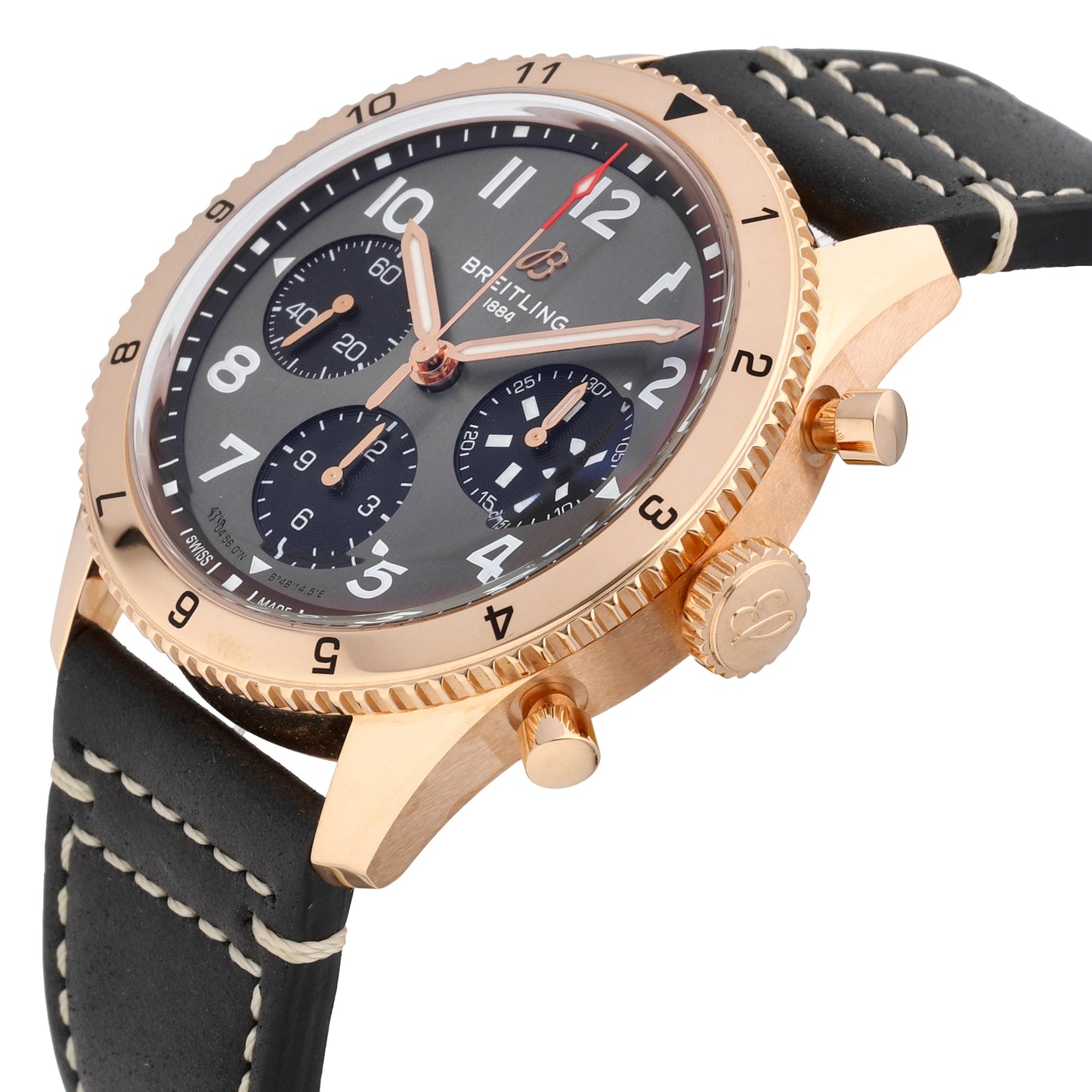 Breitling Classic AVI P-51 Mustang 42mm 18k Rose Gold Mens Watch R233801A1B1X1