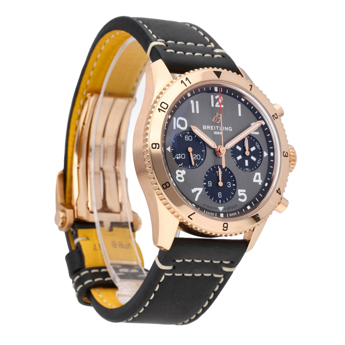 Breitling Classic AVI P-51 Mustang 42mm 18k Rose Gold Mens Watch R233801A1B1X1