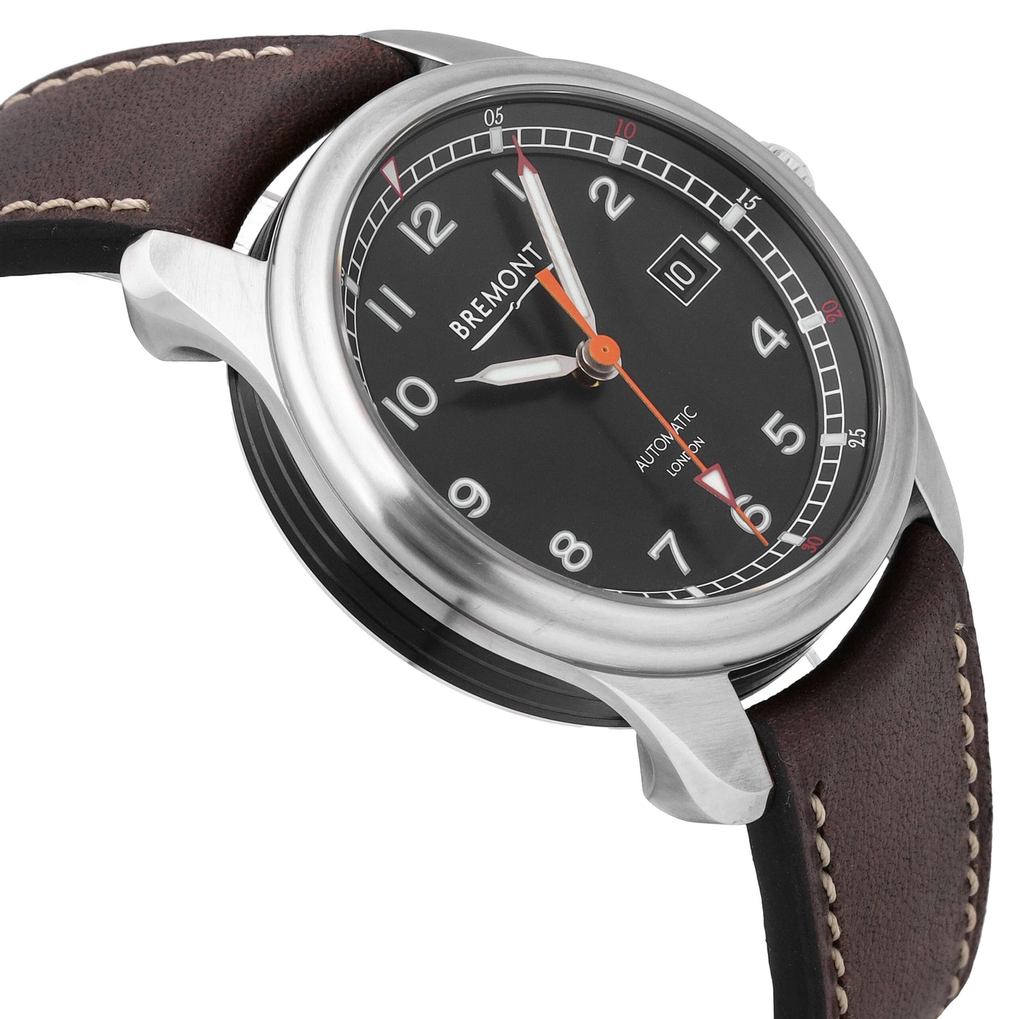Bremont Airco Mach 1 Black Dial 40mm Automatic Men's Watch AIRCO-M1-BK-R-S