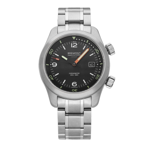 Bremont Argonaut Azure Black Dial 42mm Automatic Men's Watch ARGONAUT-B