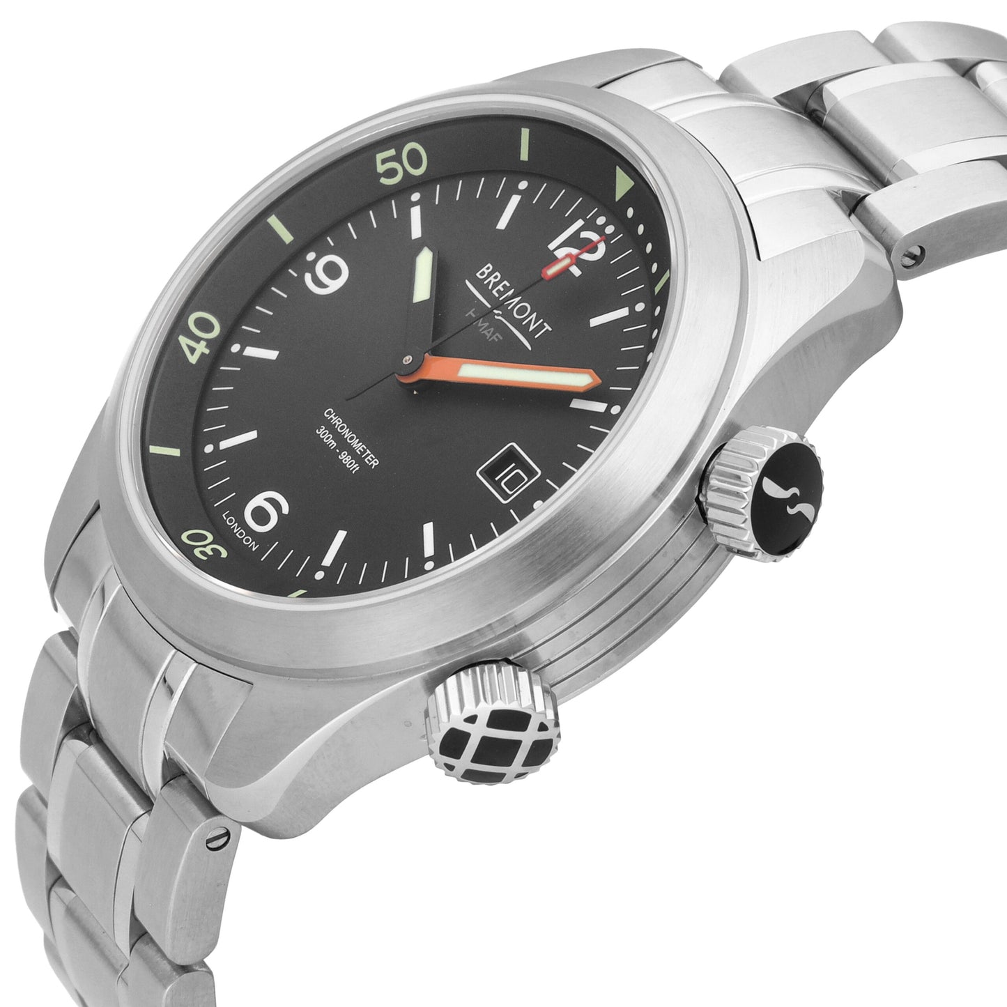 Bremont Argonaut Azure Black Dial 42mm Automatic Men's Watch ARGONAUT-B