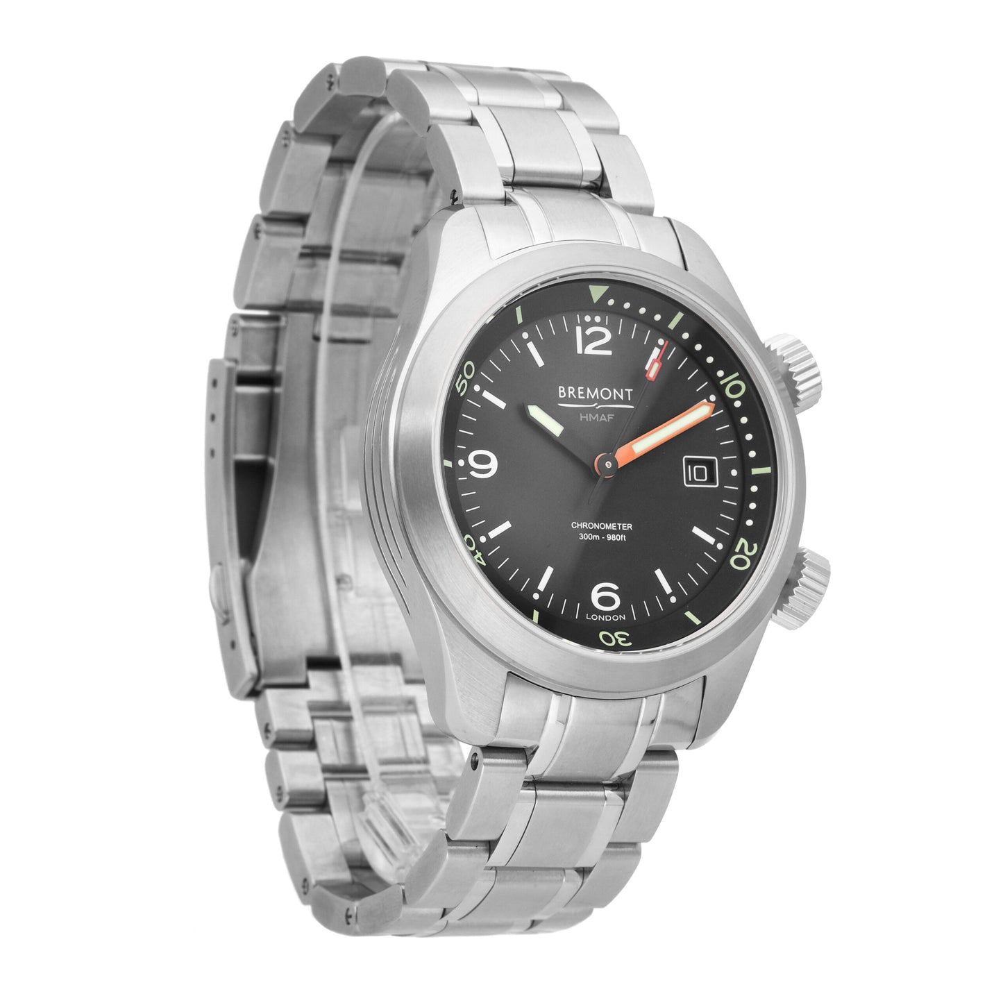 Bremont Argonaut Azure Black Dial 42mm Automatic Men's Watch ARGONAUT-B