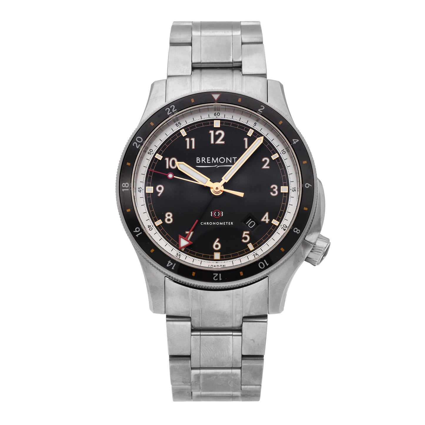 Bremont Ionbird Titanium Black Dial 43mm Auto Men's Watch IONBIRDMODEL12020-B