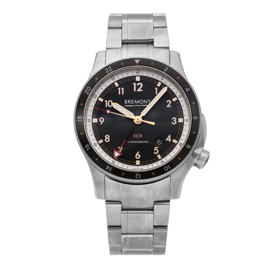 Bremont Ionbird Titanium Black Dial 43mm Auto Men's Watch IONBIRDMODEL12020-B