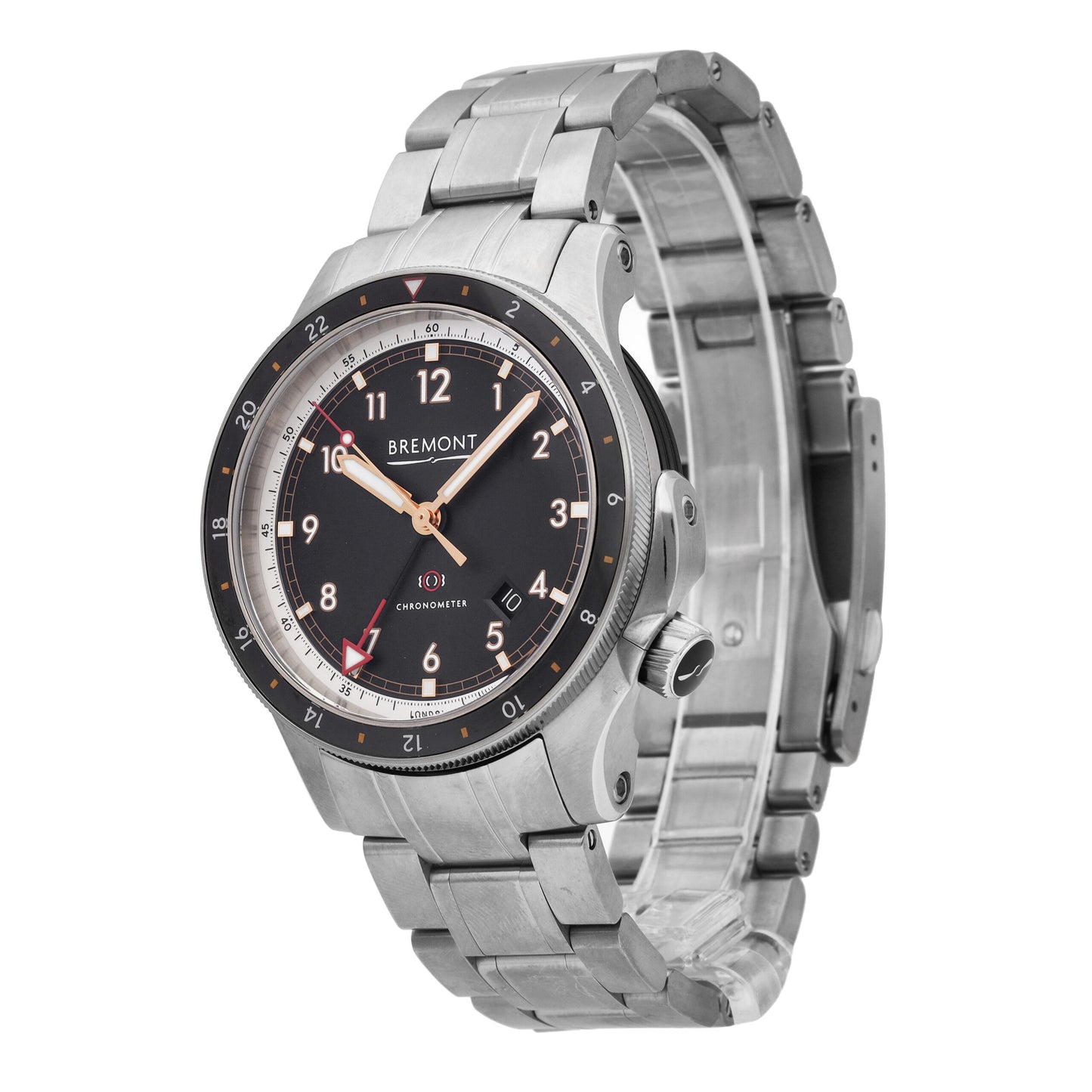 Bremont Ionbird Titanium Black Dial 43mm Auto Men's Watch IONBIRDMODEL12020-B