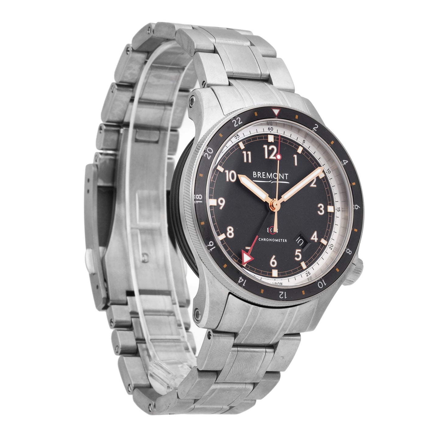 Bremont Ionbird Titanium Black Dial 43mm Auto Men's Watch IONBIRDMODEL12020-B