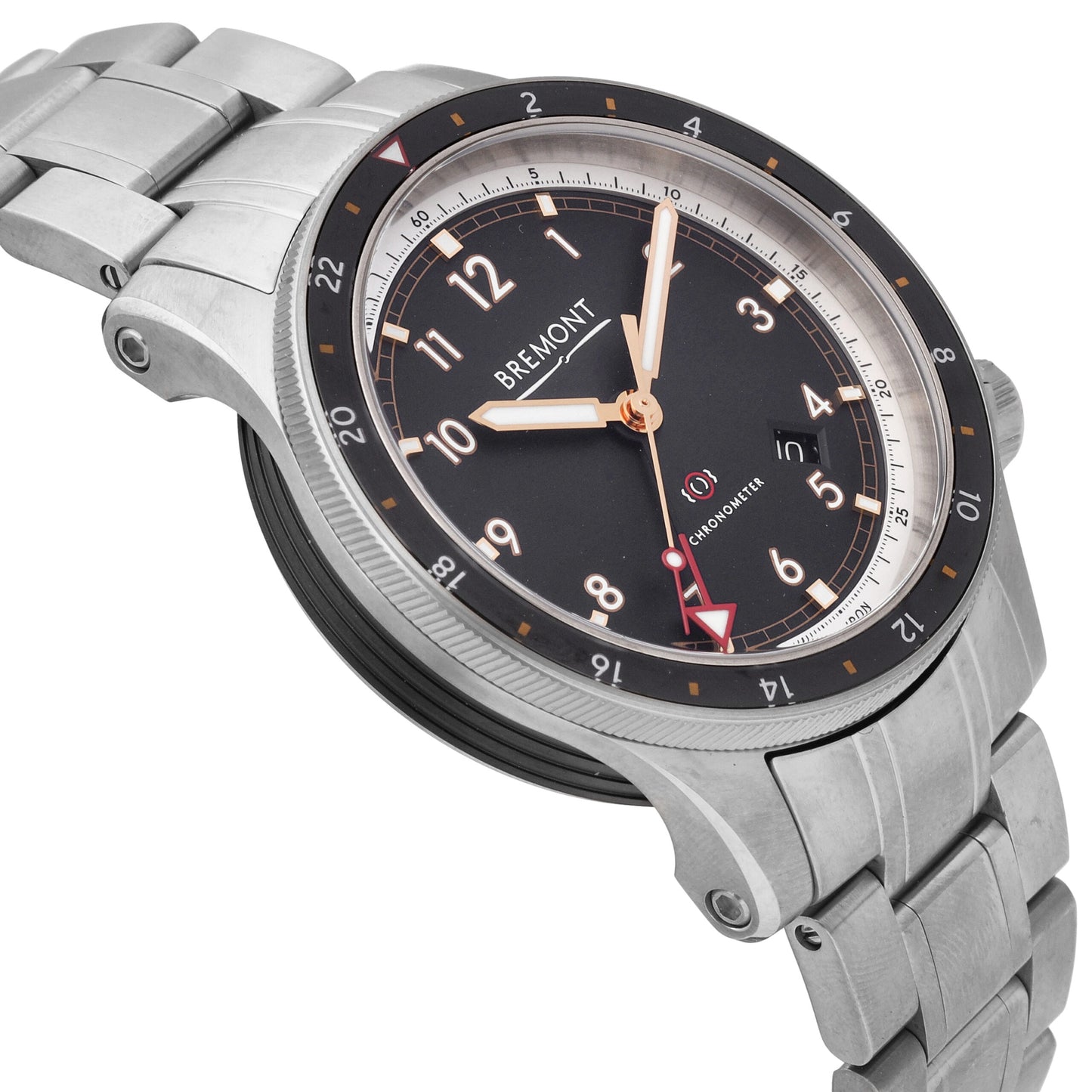 Bremont Ionbird Titanium Black Dial 43mm Auto Men's Watch IONBIRDMODEL12020-B