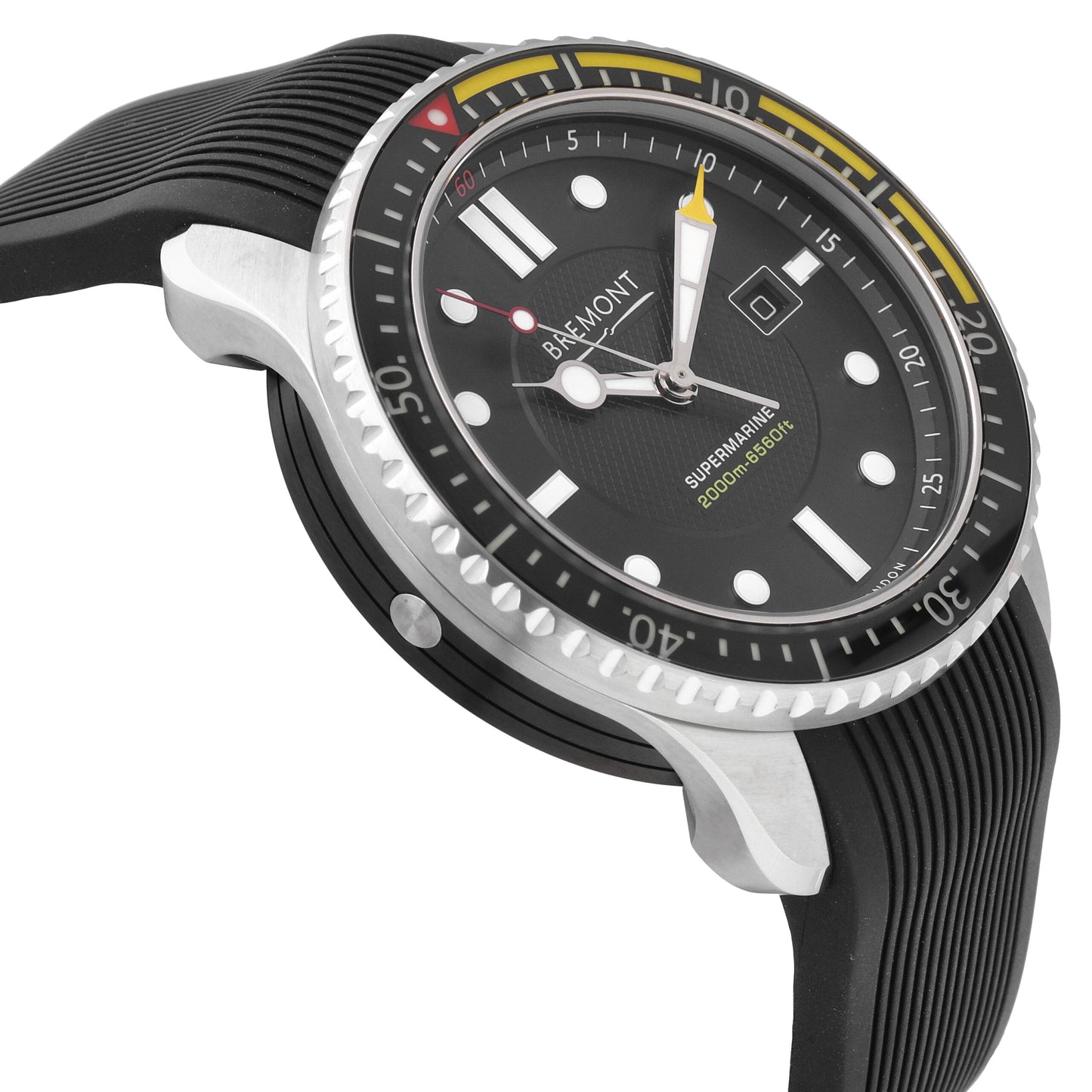 Bremont S2000 Stainless Steel Black Dial 45mm Automatic Men's Watch S2000-YL-S