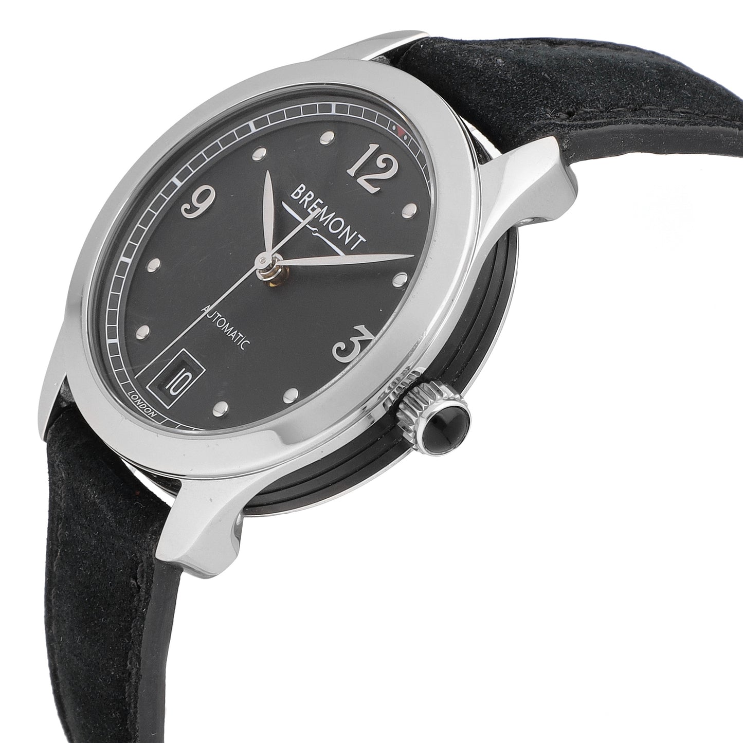 Bremont Solo 34 Black Dial Automatic 34mm Ladies Watch SOLO34-AJ-BK-R-S