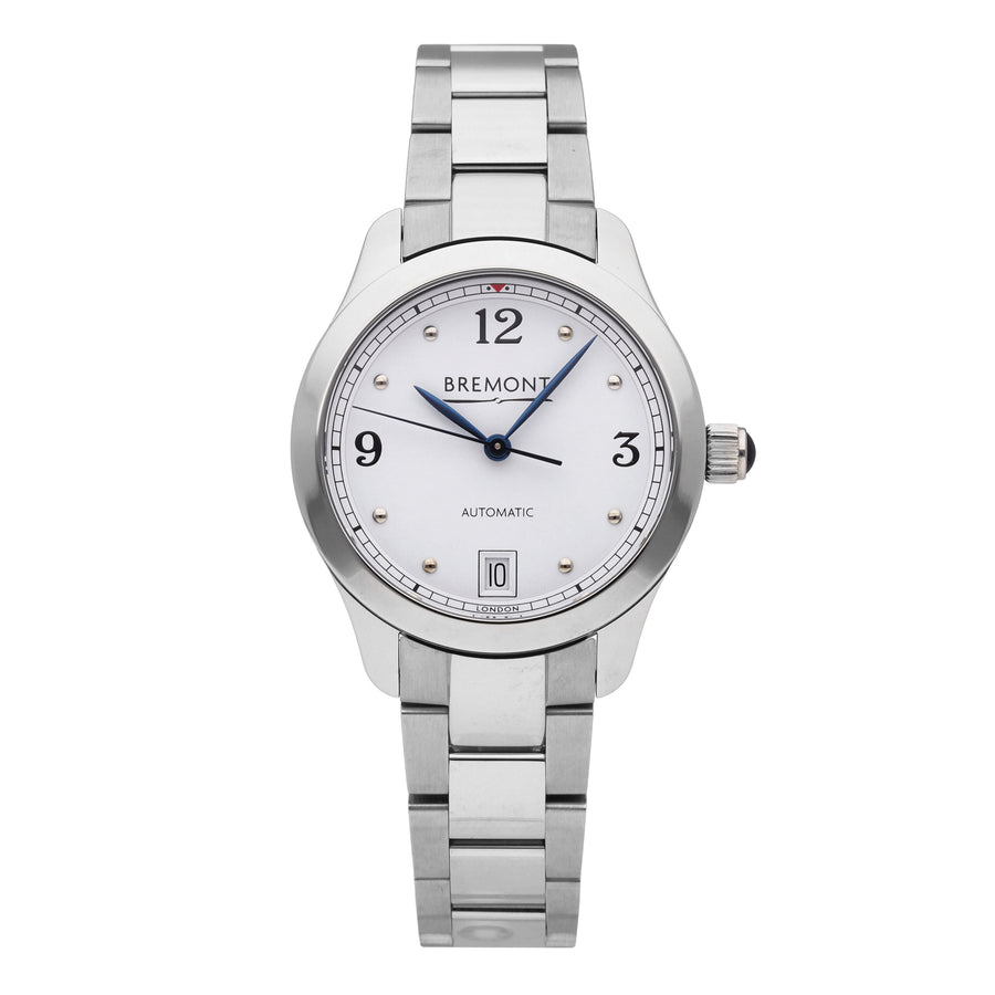Bremont Solo 34 White Dial 34mm Automatic Ladies Watch SOLO34-AJ-WH-B