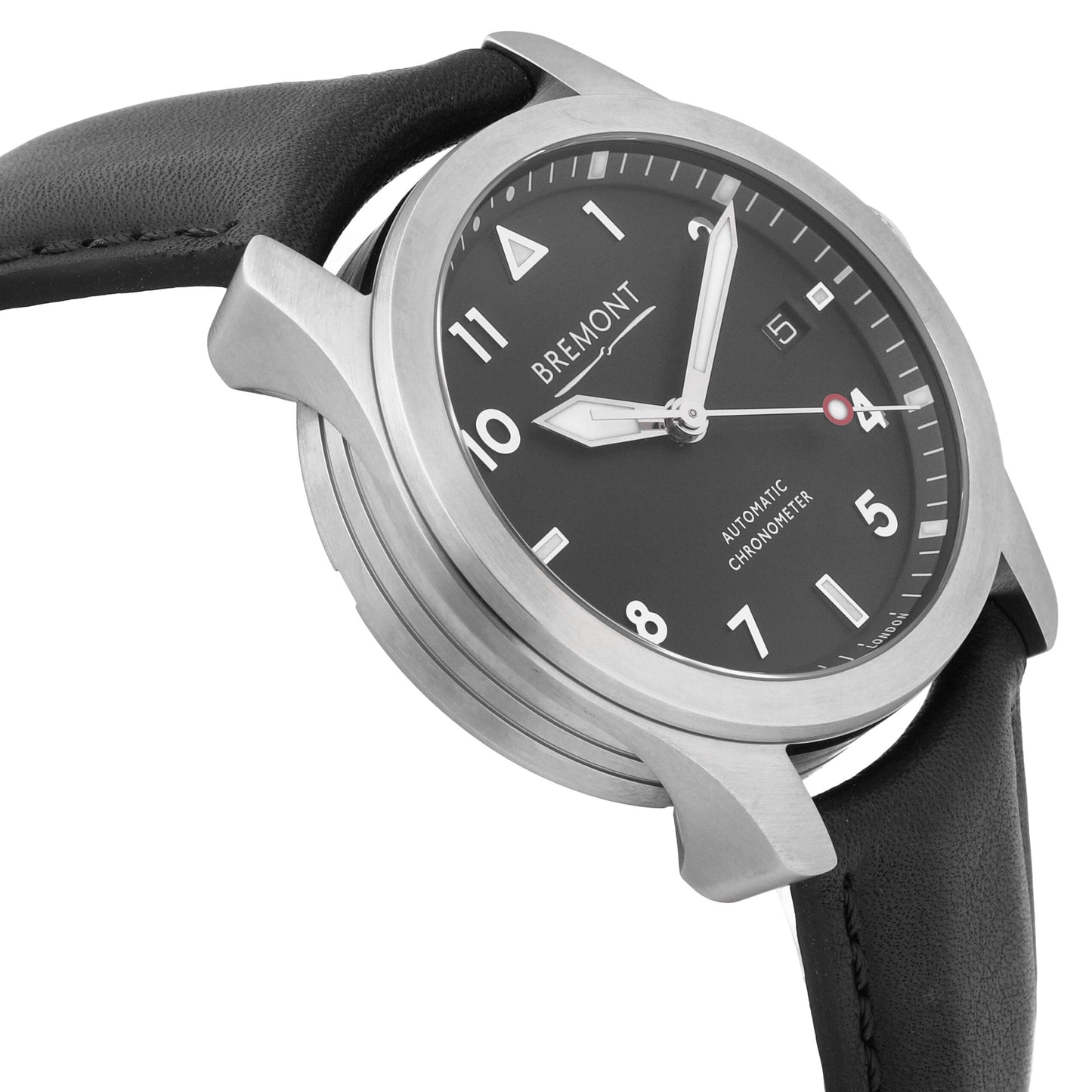 Bremont Solo 37 Black Dial 37mm Automatic Men's Watch SOLO37-BS-R-S