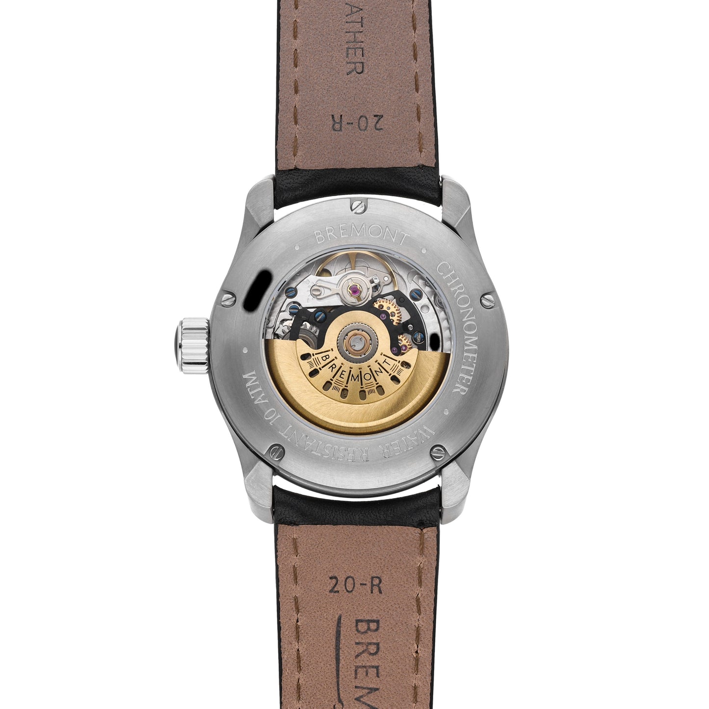 Bremont Solo 37 Black Dial 37mm Automatic Men's Watch SOLO37-BS-R-S