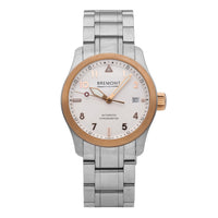 Bremont Solo 37 Stainless Steel White Dial Automatic Men's Watch SOLO37-RG-B