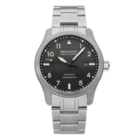 Bremont Solo 43 Stainless Steel Black Dial 43mm Automatic Mens Watch SOLO43-CR-B