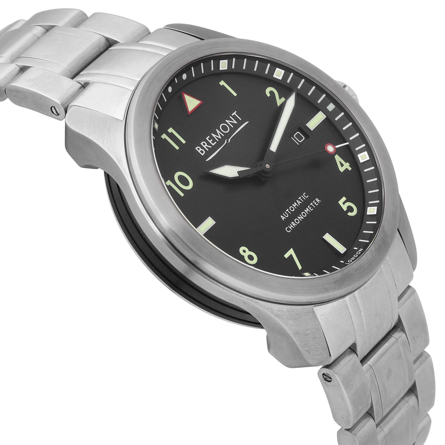 Bremont Solo 43 Stainless Steel Black Dial 43mm Automatic Mens Watch SOLO43-CR-B