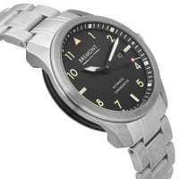Bremont Solo 43 Stainless Steel Black Dial 43mm Automatic Mens Watch SOLO43-CR-B
