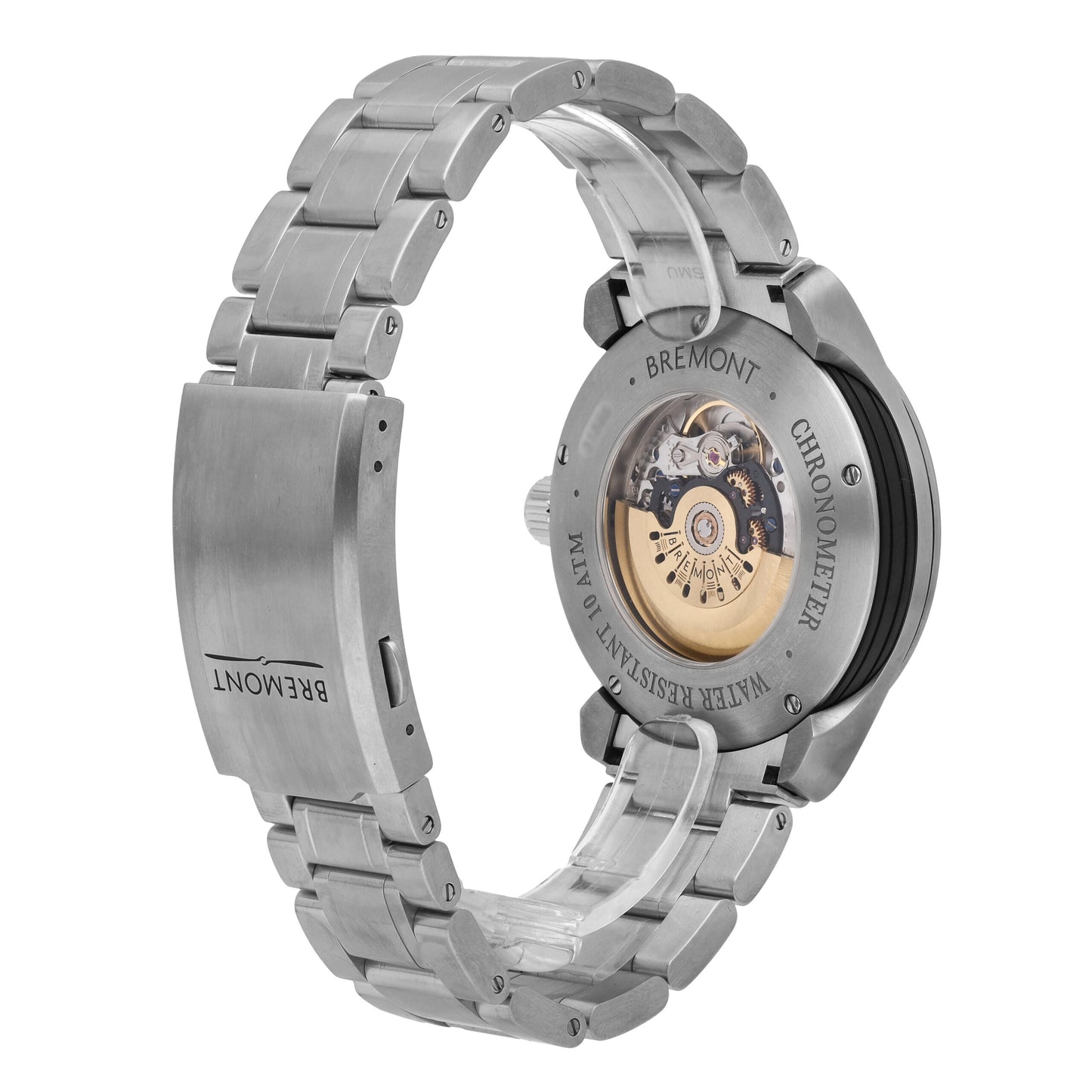 Bremont Solo 43 Stainless Steel Black Dial 43mm Automatic Mens Watch SOLO43-CR-B